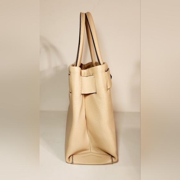 Nwot! Henri bendel Pink blush riverside carryall satchel with buckle - Picture 4 of 6